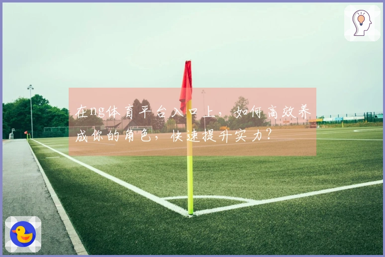 在ng体育平台入口上，如何高效养成你的角色，快速提升实力？